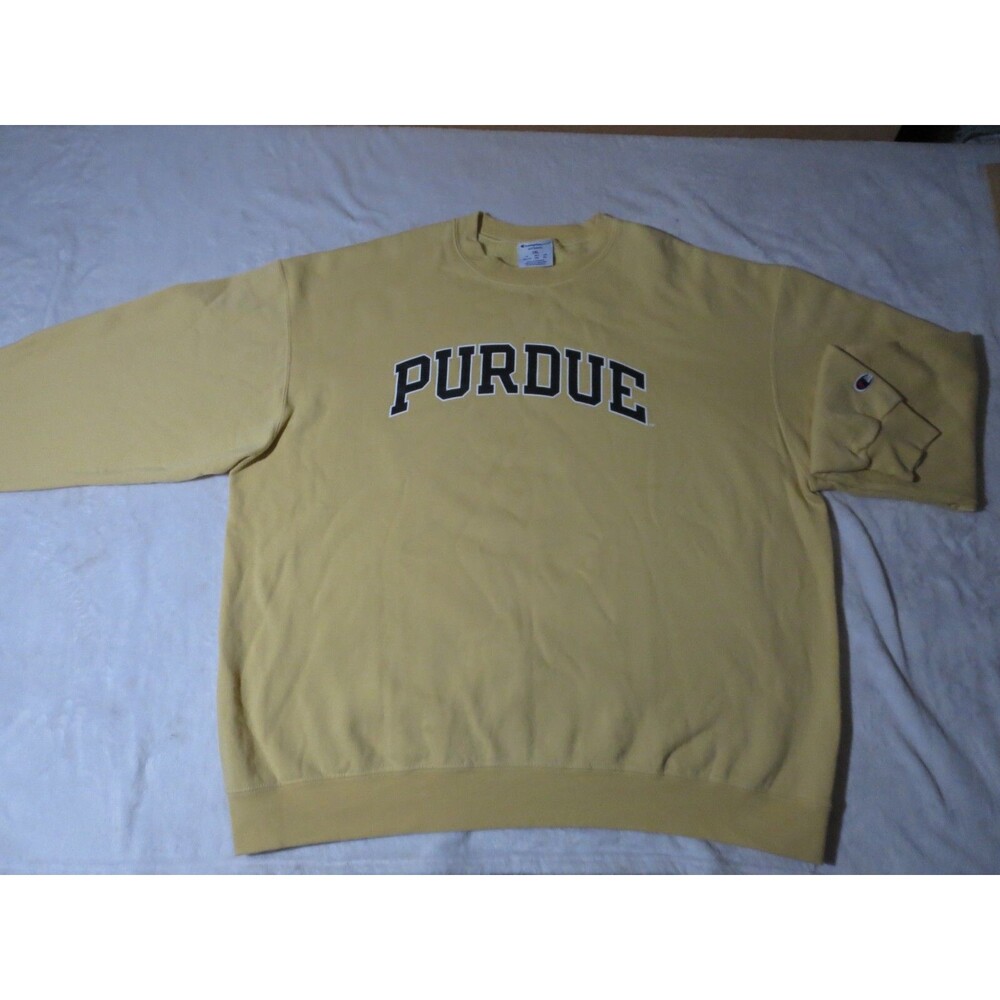 Champion Eco Authentic PURDUE Pull over Sweater XXL 2XL